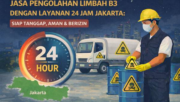 jasa pengolahan limbah B3 dengan layanan 24 jam Jakarta