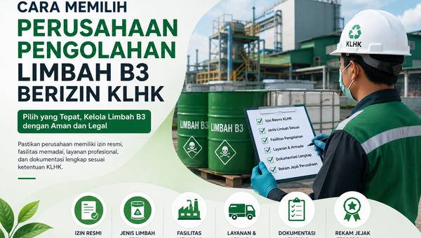 cara memilih perusahaan pengolahan limbah B3 berizin KLHK